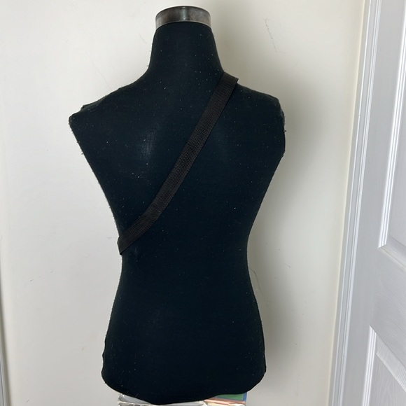 Vintage Y2k Patched Work Leather 5 Zippered Funny Pack - Picture 12 of 15